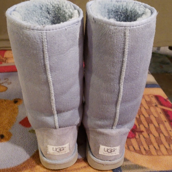 Authentic UGG Blue Tall Boots sz 6 - Picture 2 of 8
